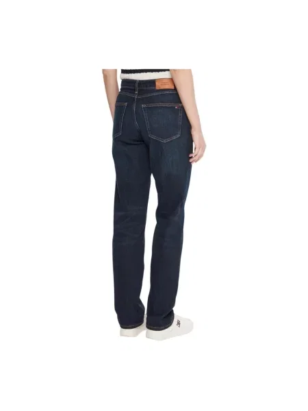 Tommy Hilfiger jeansy medium waist niebieskie