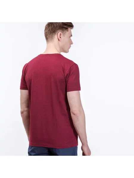 Футболка Lacoste бордовая