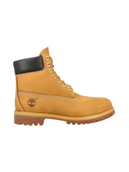 Botki Timberland skórzane brązowe