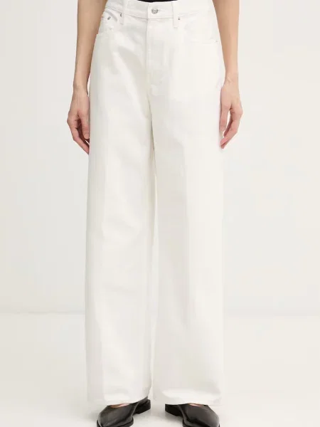 Calvin Klein Jeans relaxed fit traperice ženske bež