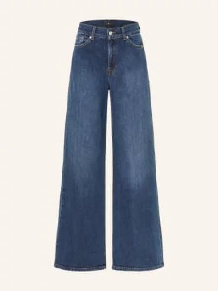 7 For All Mankind Džíny S Širokými Nohavicemi Lotta indiglow