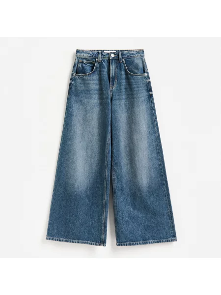 Reserved Wide leg farmer tengerészkék
