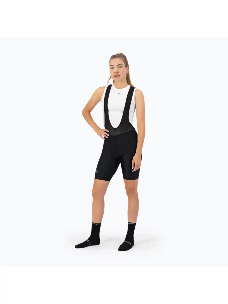 Дамски шорти за колоездене Rogelli Core Bib Short black черно