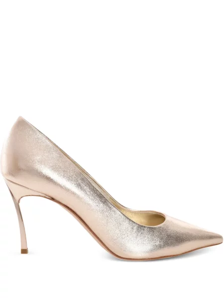 Pantofi cu toc Casadei auriu