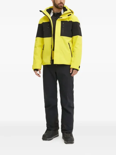 Geacă Ea7 Emporio Armani cu glugă galben