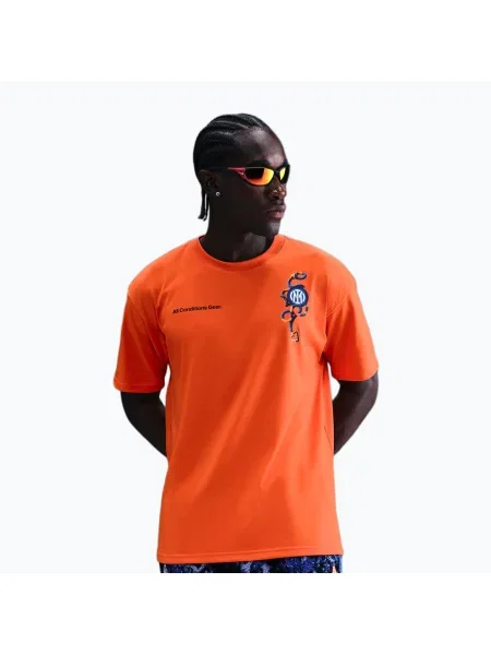 Tricou de fotbal pentru bărbați Nike Inter Milan safety orange portocaliu