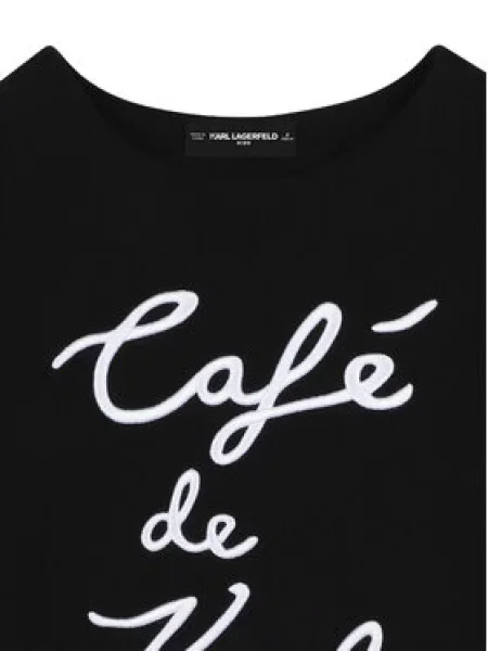 Karl Lagerfeld Kids Pulóver S fekete