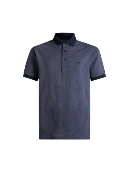 Koszulka polo Etro niebieska