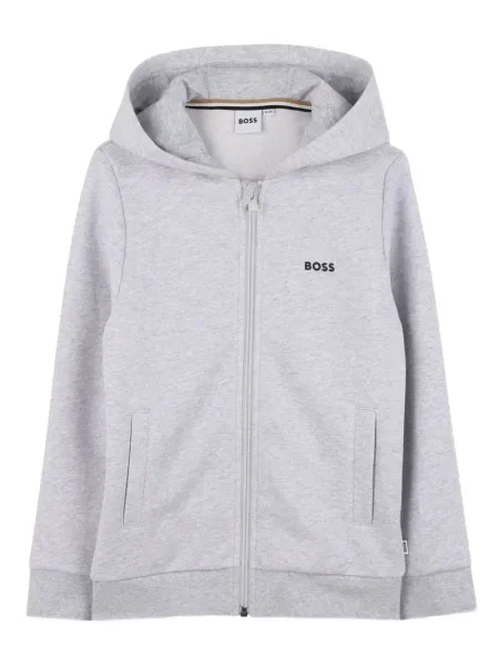 Bluza z kapturem dziecięca Bosswear szara