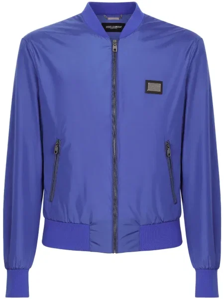 Geacă bomber Dolce & Gabbana albastru
