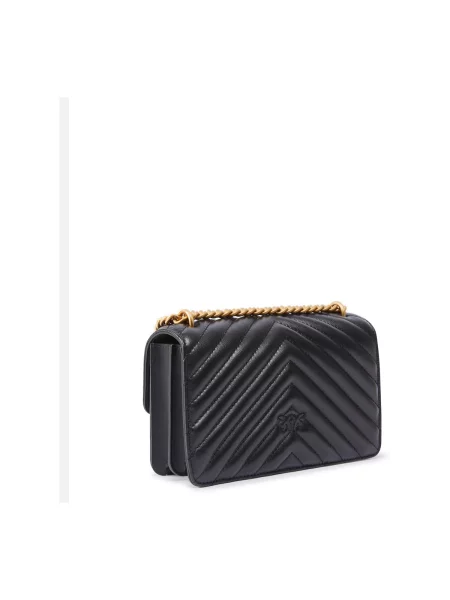 Geanta crossbody Pinko din piele negru