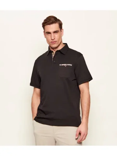 Tricou polo Barbour negru