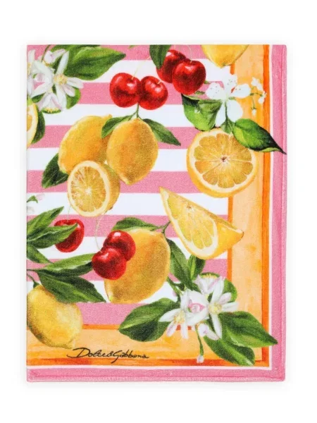 Szlafrok dziecięcy Dolce And Gabbana różowy