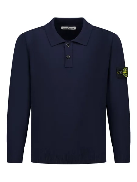 Koszulka polo dziecięca Stone Island niebieska
