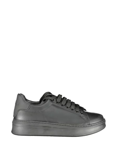 Sneakerși Gaelle din piele negru