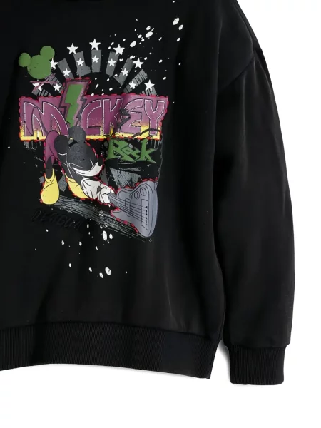 Bluza z kapturem dziecięca Desigual czarna
