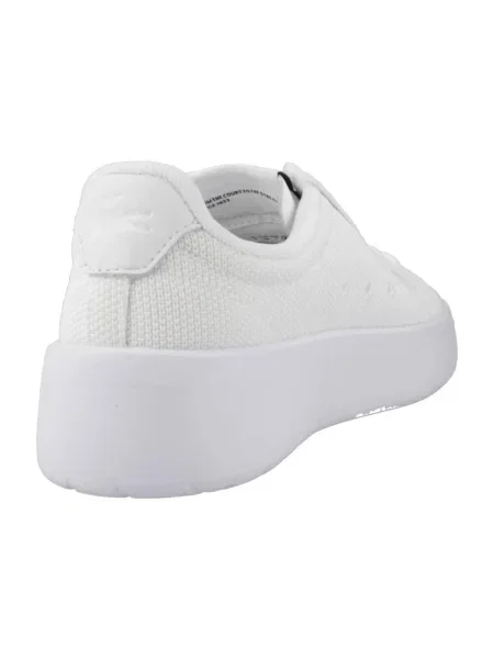 Pantofi Lacoste cu platformă alb