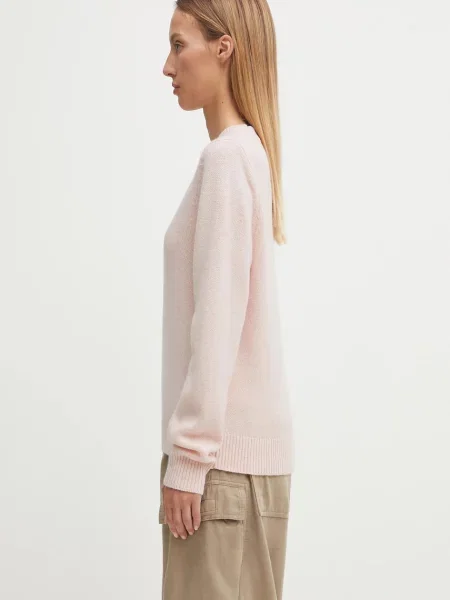 Μάλλινο πουλόβερ Barbour Woodhouse Knitted Jumper ροζ