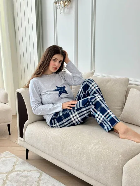 Пижама Cosy серая