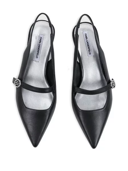 Pantofi cu toc Karl Lagerfeld negru