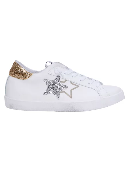 Sneakersy 2star skórzane białe