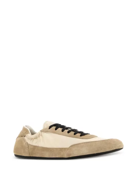 Sneakerși Prada din piele de căprioară
