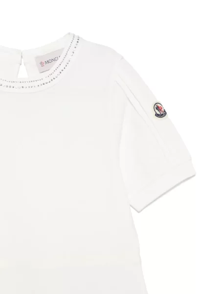 Sukienka dziecięca Moncler Enfant biała