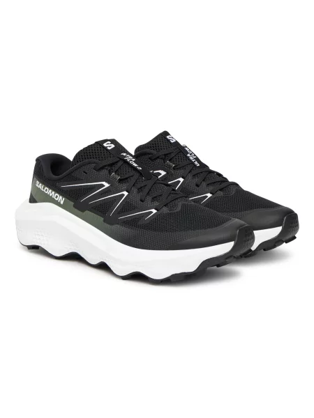 Buty do biegania Salomon Ultra Flow 2 black/white/agave green czarne