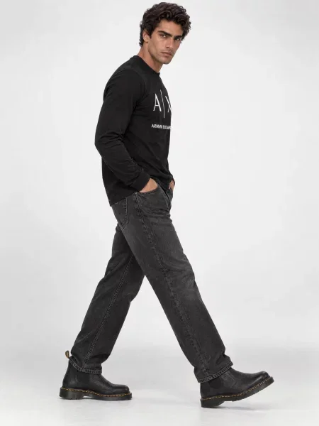 Póló Armani Exchange fekete