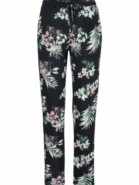 LASCANA Pantaloni verde iarbă negru