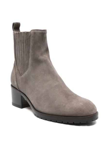 Botine Doucal's din piele de căprioară gri