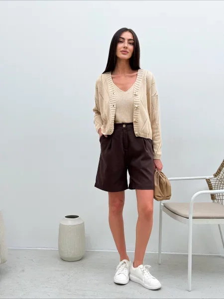 Кардиган ART KNIT бавовна/акрил бежевий