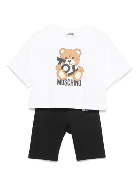Szorty dziecięce Moschino białe