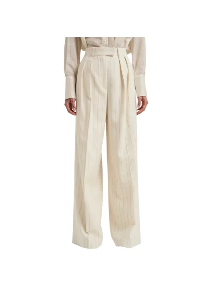 Spodnie Anine Bing beżowe