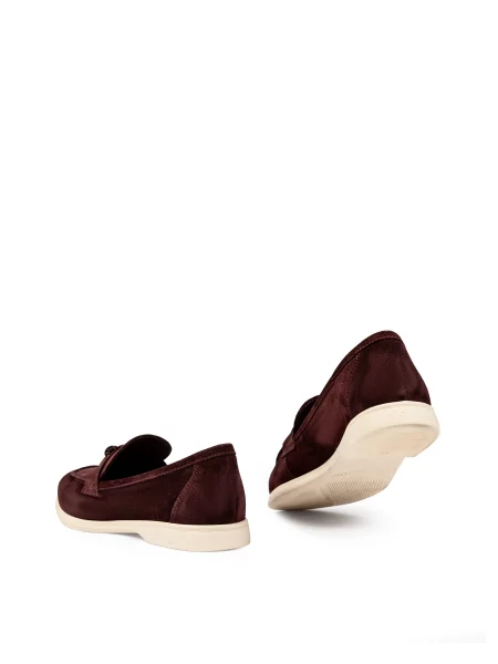 Замшеві Лофери Alex Bell бордовий