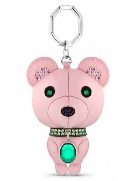 Swarovski Obesek za ključe ICONS roza