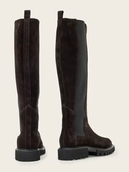 Замшевые сапоги Allsaints