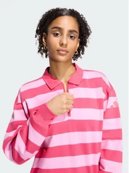 Frottír pólóing Adidas rózsaszín