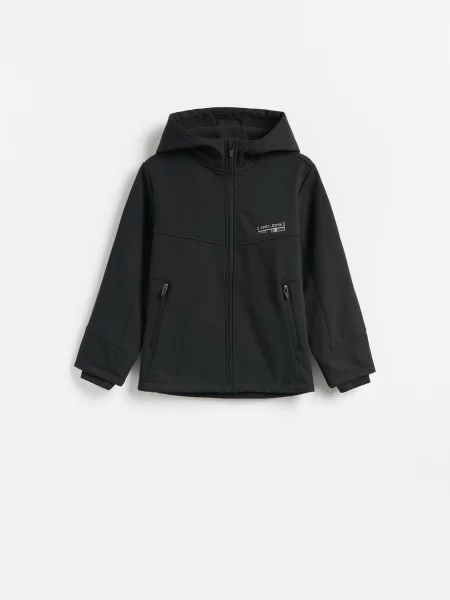 Reserved Водонепроникна куртка softshell чорний