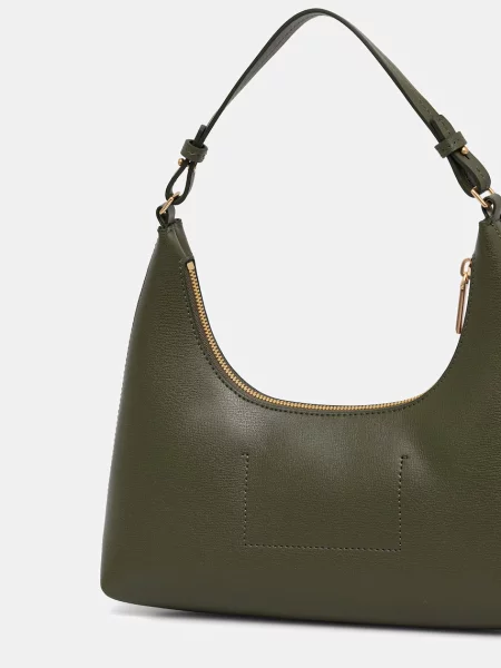 Calvin Klein torebka z imitacji skóry zielona