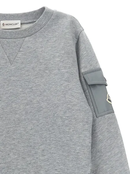 Bluza dziecięca Moncler Enfant szara