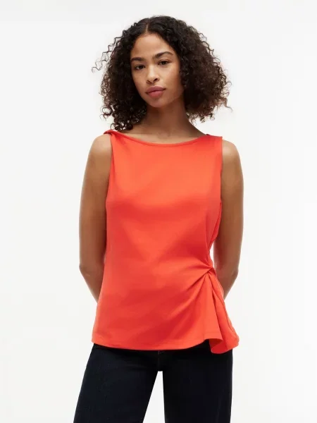 TOMMY HILFIGER Top orange roșu