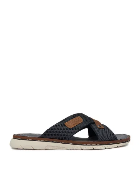 Rieker Klapki Granatowy