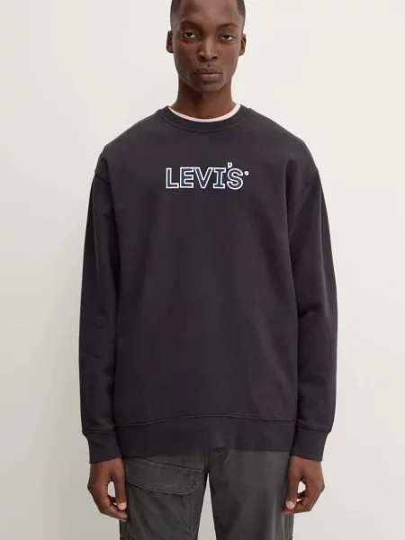 Levi's bluza z nadrukiem czarny