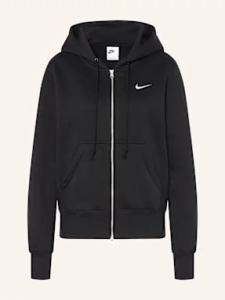 Bluza Nike Sportswear Phoenix Fleece Full Zip black/sail czarna