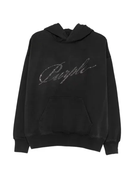 Hanorac cu glugă Purple Brand cu autograf gri