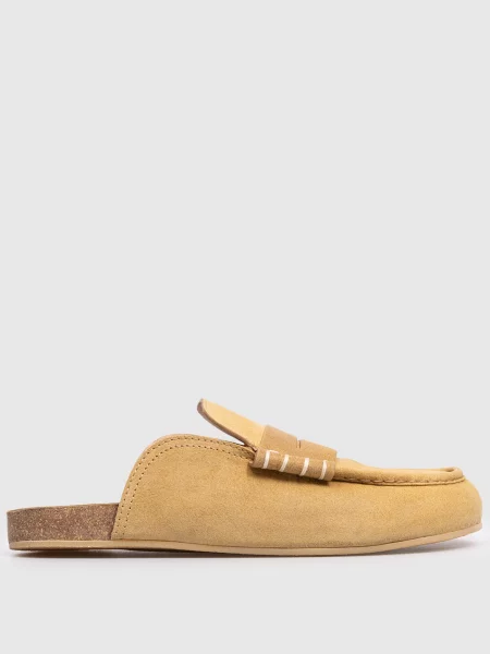 Замшеві мюлі Stitch Jw Anderson коричневі