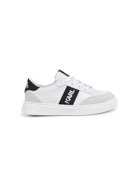 Sneakersy dziecięce Karl Lagerfeld białe