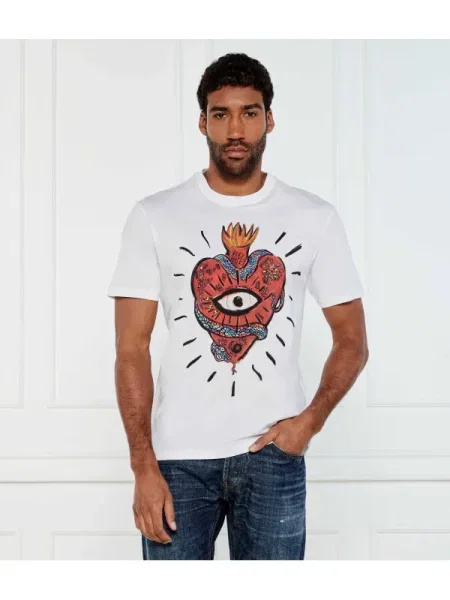 Just Cavalli Tricou alb