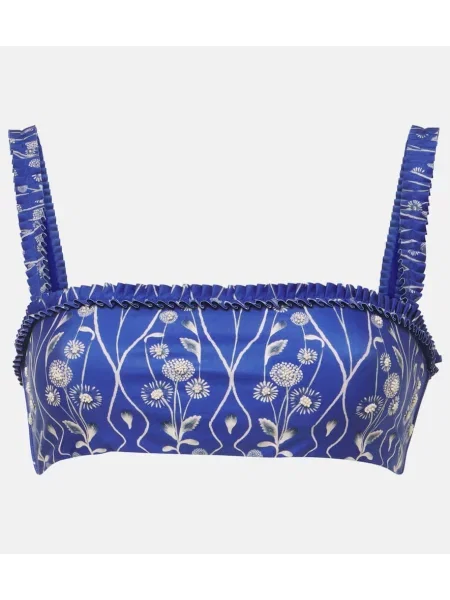Bikini Agua By Agua Bendita cu imagine albastru